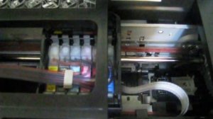 Epson Stylus Photo P50 - заправка краски в маленькие картриджи