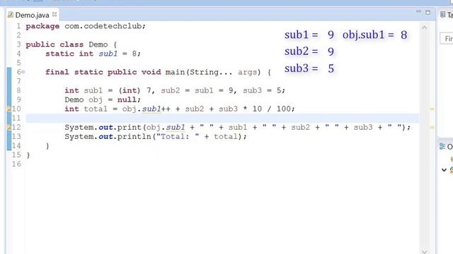 QA5: Java Output Question Answer смотреть онлайн