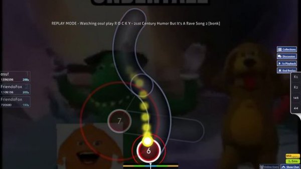 osu! | R O C K Y - 21st Century Humor But It's A Rave Song but it's an osu! beatmap