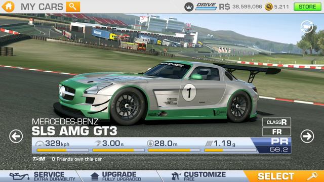 Real Racing 3 Mercedes-Benz SLS AMG GT3 Price, Upgrades And Livery’s RR3