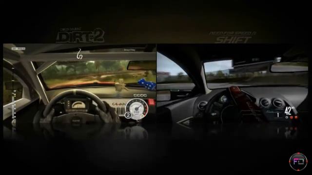 SHIFT против DIRT 2 смотреть онлайн