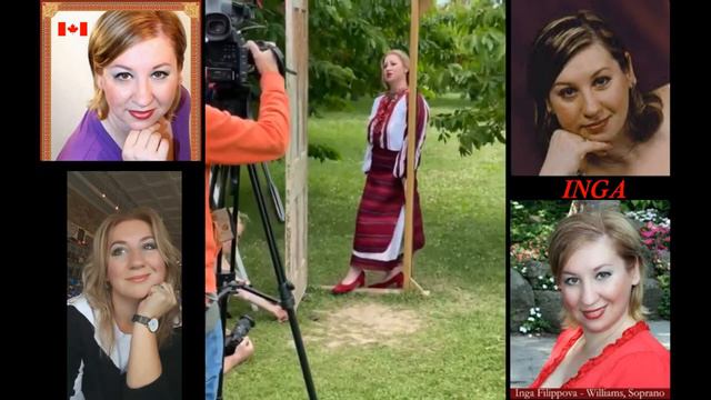 Жизнь в Канаде: Kак снимали клип -Ой у вишневому саду - INGA TORONTO CA ON смотреть онлайн