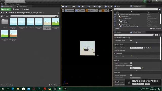 Создание 2D игры Сама генерируемым миром Ue4 смотреть онлайн