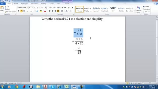 Write the decimal 0.24 as a fraction and simplify by Tim Manzke смотреть онлайн