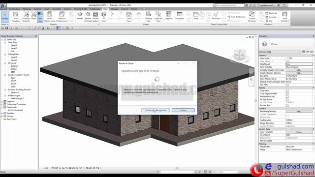 25 - How To Render In Cloud In Autodesk Revit | Hindi | Urdu | смотреть онлайн