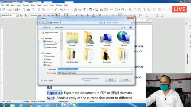 LibreOffice Writer Tutorial File Menu Part 2 (Live) смотреть онлайн