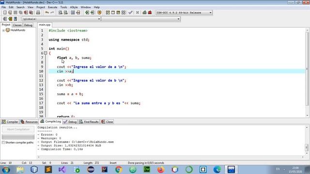 5 Manipular variables de tipo Float y String, Manipulate variables of type Float and String смотреть онлайн