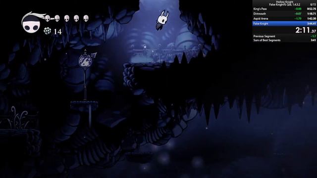 Hollow Knight - False Knight% - 3:40.88 смотреть онлайн