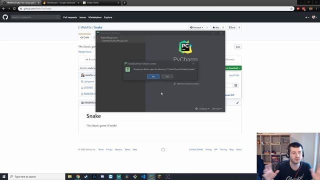 Code Jazz - Snake - Creating the project in PyCharm and Github смотреть онлайн