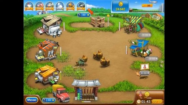 Веселая ферма 2 , 74 уровень (Распутье 8)