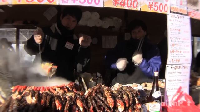 Impressive Ice Sculptures at the Sapporo Snow & Ice Festival in Japan смотреть онлайн