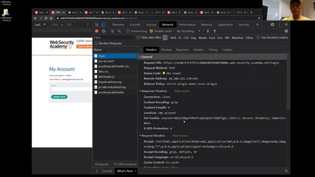 Portland State CS 495 595 04b CSRF PortSwiggerLevels смотреть онлайн