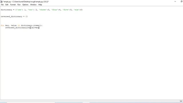 Reversing a Dictionary in Python смотреть онлайн