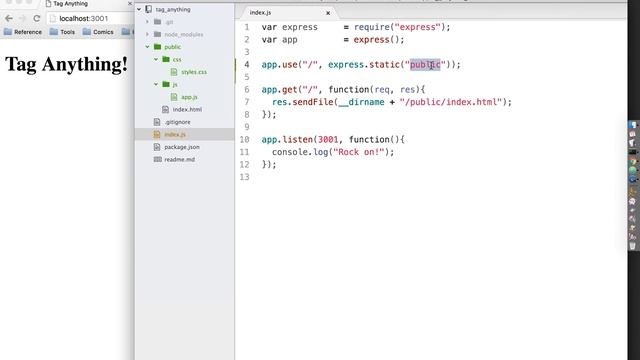Making a MEAN App, Part 4, Added static assets смотреть онлайн