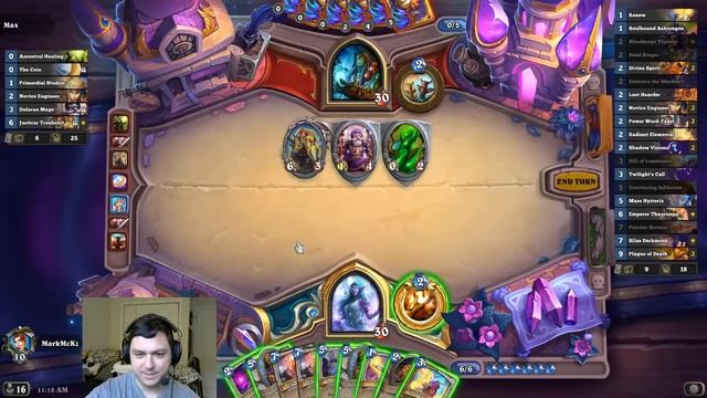 Power Word Feast OTK! Silas Darkmoon Faire Combo! | Hearthstone смотреть онлайн