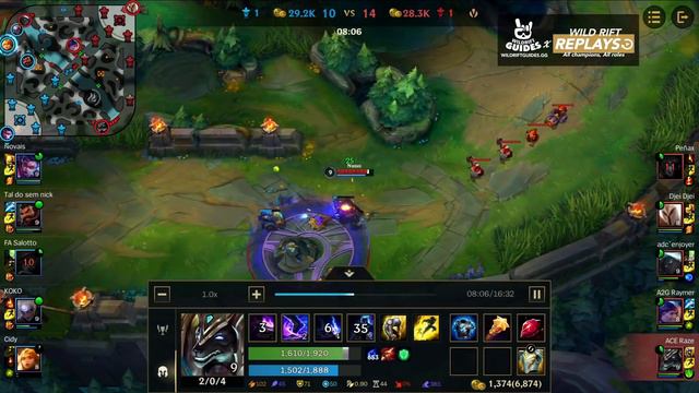 КАК ИГРАЕТ ПРЕТЕНДЕНТ НАСУС В СИЛУ УМЕНИЙ | League of Legends Wild Rift смотреть онлайн