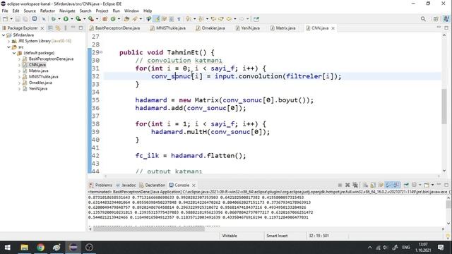 Sıfırdan Java 136 - İlk Convolutional Neural Network смотреть онлайн