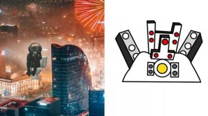 Как быстро и легко нарисовать скибиди туалет (Титан Спикер Мен) Барак Обама #как #нарисовать