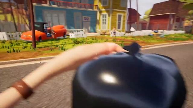 ЗАПОЛНИЛ МАШИНУ СОСЕДА МУСОРОМ! Hello Neighbor