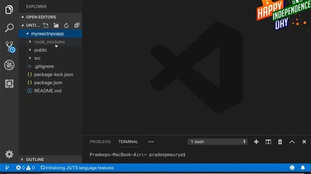 ReactJS Tutorials in Hindi | Environment Setup using NPM or NPX | Part-3 смотреть онлайн