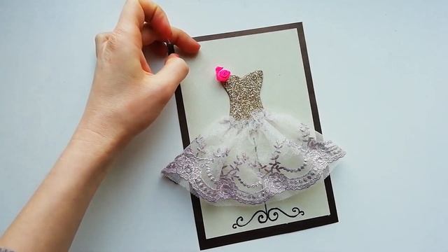 Открытка на 8 Марта своими руками - «Париж» | Postcard on March 8 "Paris" смотреть онлайн