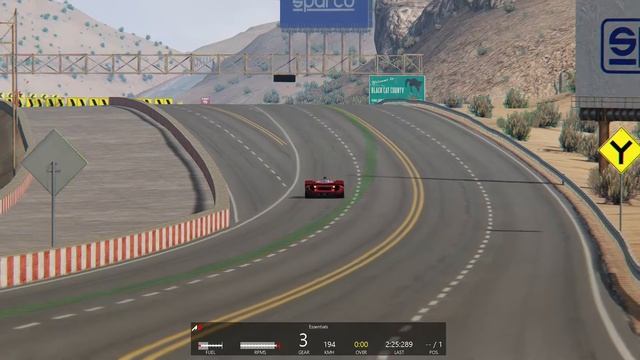 Black Cat County With A Ferrari 512S Open Top Using A Controller смотреть онлайн