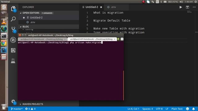 Laravel tutorial #16 Migration смотреть онлайн