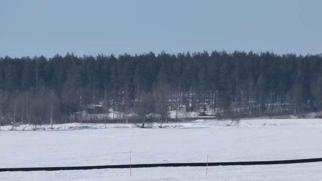Lynx Snowmobile towing new tubes to a Sanitary Sewer Installation смотреть онлайн