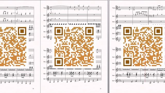 Песенка о медведях (муз.А.Зацепина, сл.Л.Дербенёва) Ноты для вокала и 5-ти гитар смотреть онлайн