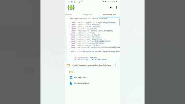 Online Shop #5 - Adding data to android application using local json смотреть онлайн