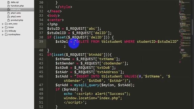 PHP Select Update смотреть онлайн