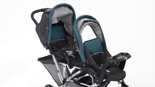 Twin Double Stroller Baby Infant Storage Basket Organizer Classic Connect Seat смотреть онлайн