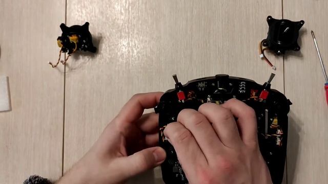 Radiomaster TX12. Замена стиков на новые с датчиками Холла от фирмы Jumper.