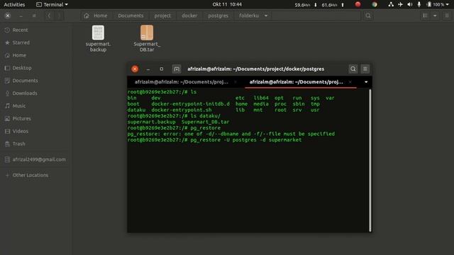 Backup dan Restore PostgreSql di Docker Container смотреть онлайн