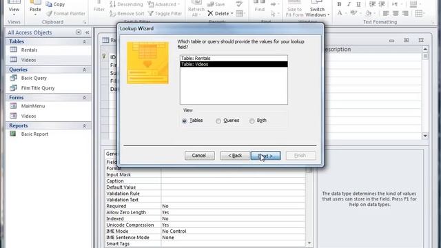Creating a Relationship between two Tables in an Access Database смотреть онлайн