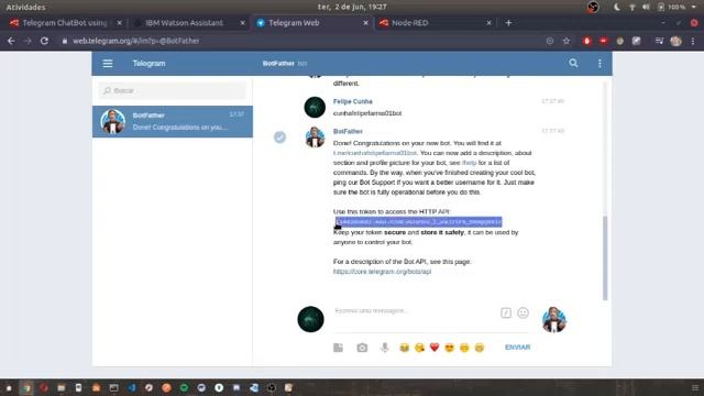 Integração Watson Assistant ao Telegram смотреть онлайн