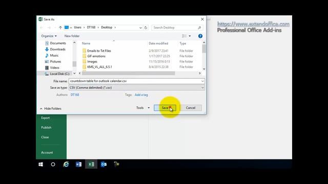 How to create a countdown (clock) calendar in Outlook смотреть онлайн