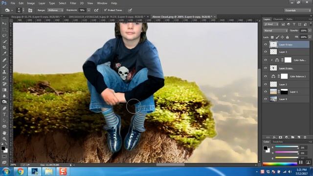 How To Create Floating Island |PHOTOSHOP MANIPULATION TUTORIAL | Photoshop cc 2017 Graphic Design смотреть онлайн