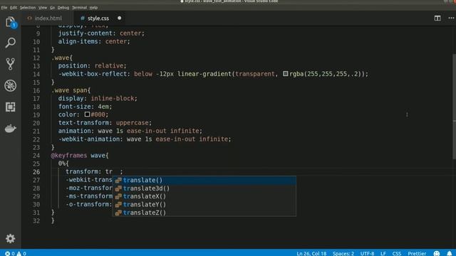 CSS Wave Animation / Text wave animation html5 css3 смотреть онлайн