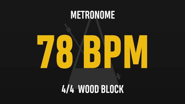 78 BPM 4/4 - Best Metronome (Sound : Wood block) смотреть онлайн