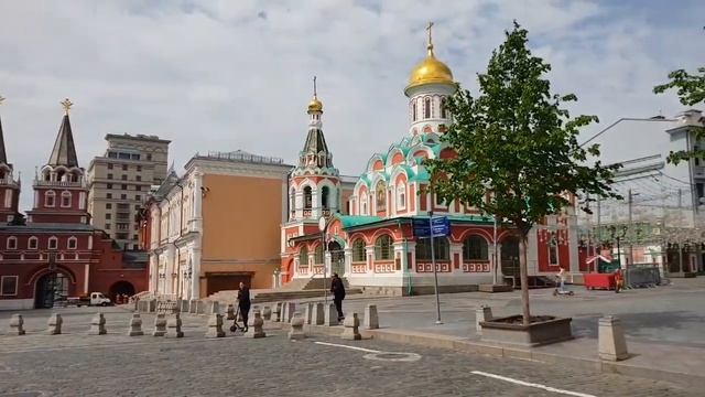 Прогулка по Красной площади. Москва. Центр. смотреть онлайн
