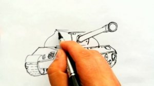 как нарисовать танк ис3