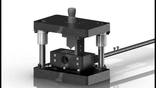 Штампа для резки труб.Чертежи. Round pipe shearing die смотреть онлайн