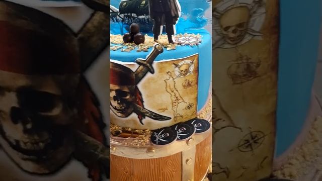 Торт для внучки.торт пираты карибского моря. смотреть онлайн