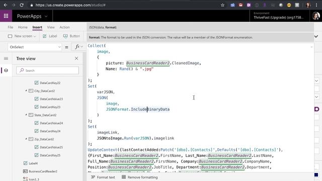PowerApps JSON Function & AI Builder смотреть онлайн