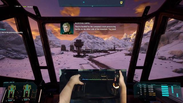 MechWarrior 5 Mercenaries - Let's Play Ep. 1 - Joystick (Thrustmaster T16000m) - The First Thrust!