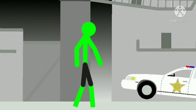 Hulk Transformation with police car destroying (Stick Nodes Animation) смотреть онлайн