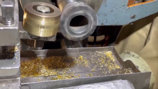 Amazing Machinist Making A Worm Gear On Lathe Machine With Minimum Tools-(1080p60)