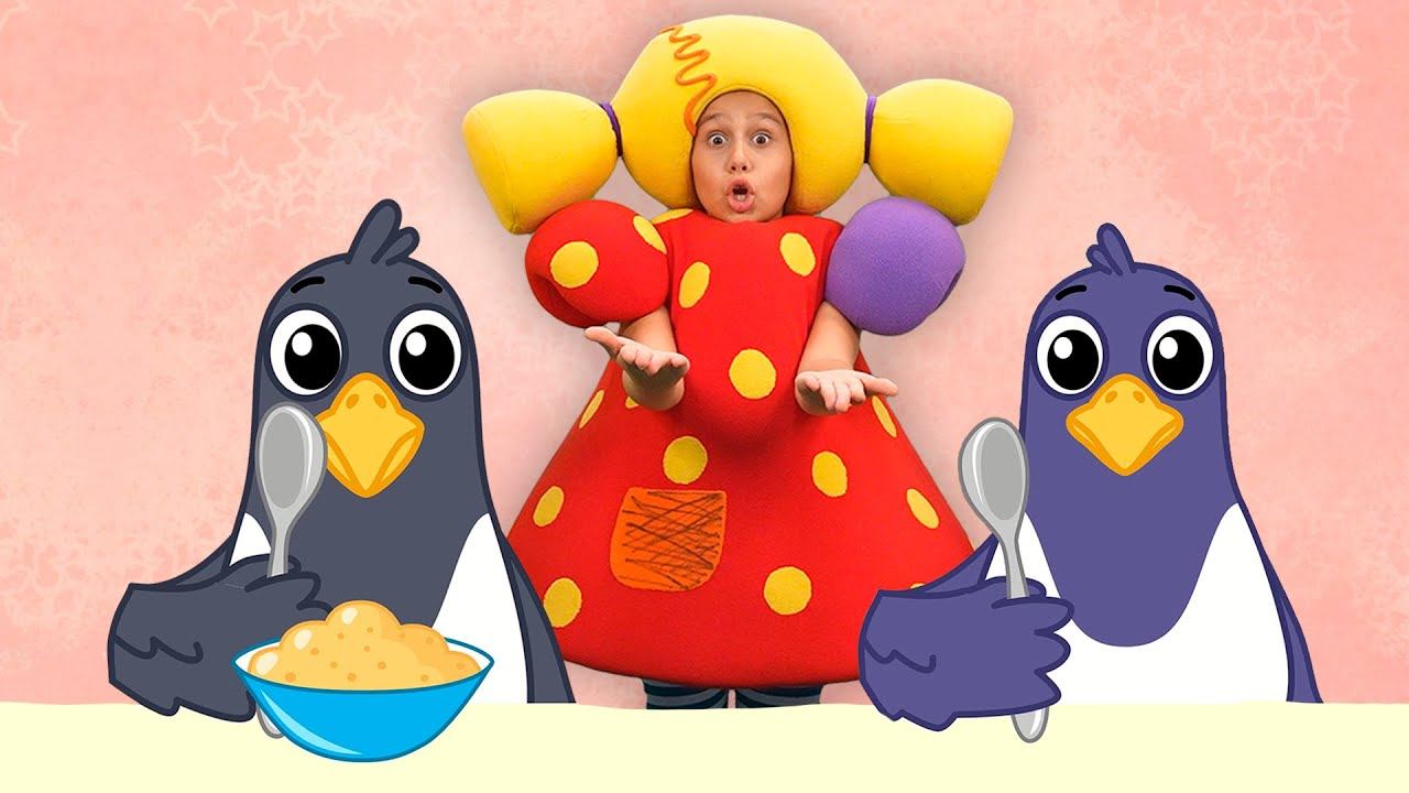 Кукутики - Сорока ворона - Песенки мультики для детей малышей смотреть онлайн