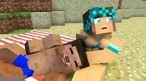 The minecraft life of Alex and Steve : Best Love story  - Minecraft animations cartoon